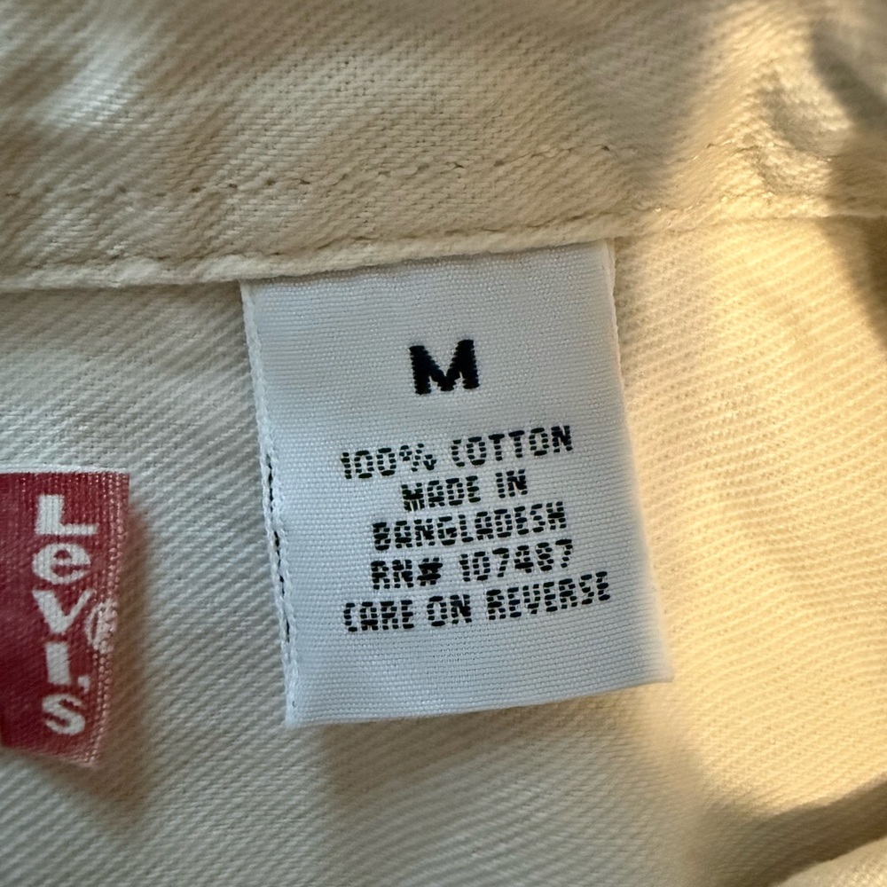 Levi's White Button Down - image 3